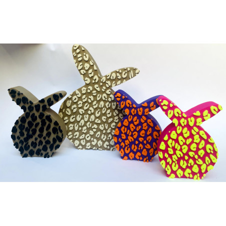 Hase klein 3D Druck Ostern Deko Leo Muster