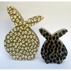 Hase klein 3D Druck Ostern Deko Leo Muster