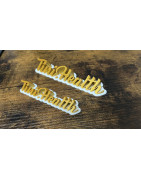 Individuelle Namensschilder (stehend)