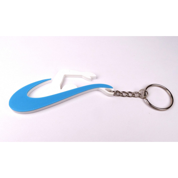 Schwimmer w-hellblau