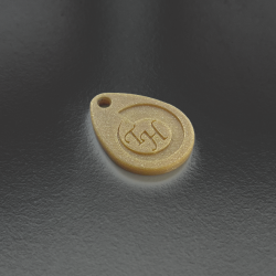 Anhänger mit eigenen Initialen