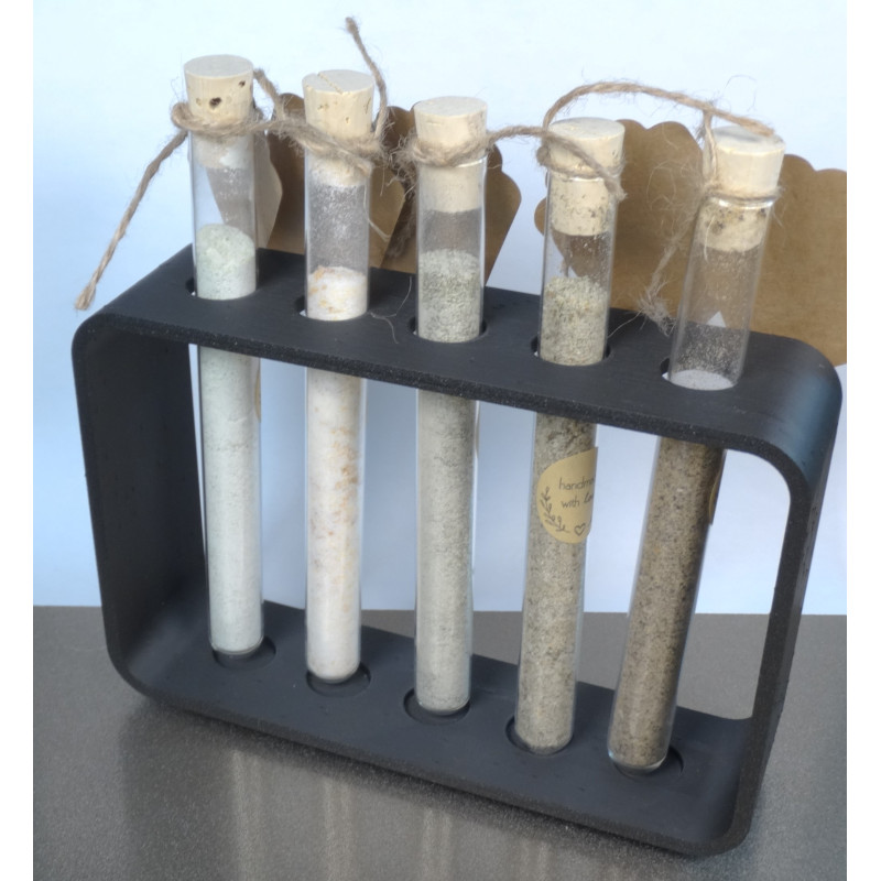 Deko- Reagenzglasständer für Gewürze oder Pflanzen