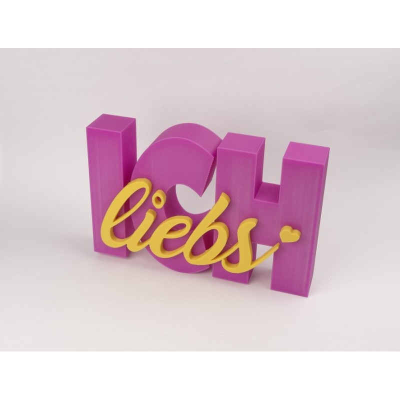 Aufsteller "ICH liebs"