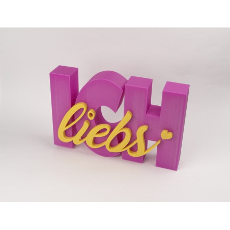 Aufsteller "ICH liebs"