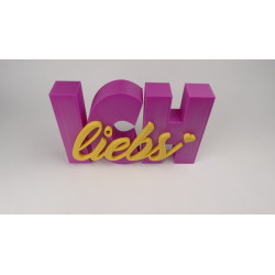 Aufsteller "ICH liebs"