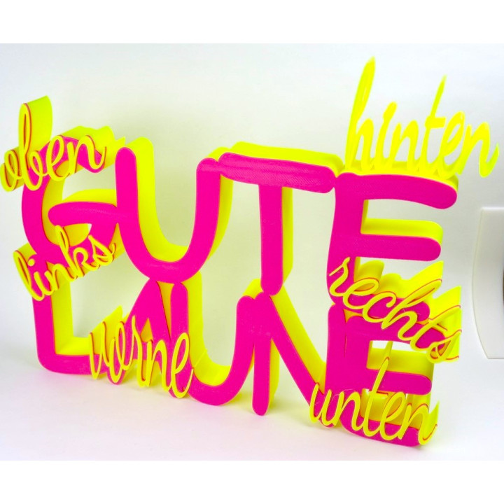 Aufsteller "Gute Laune"