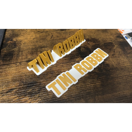 Individuelle Namensschilder (stehend)